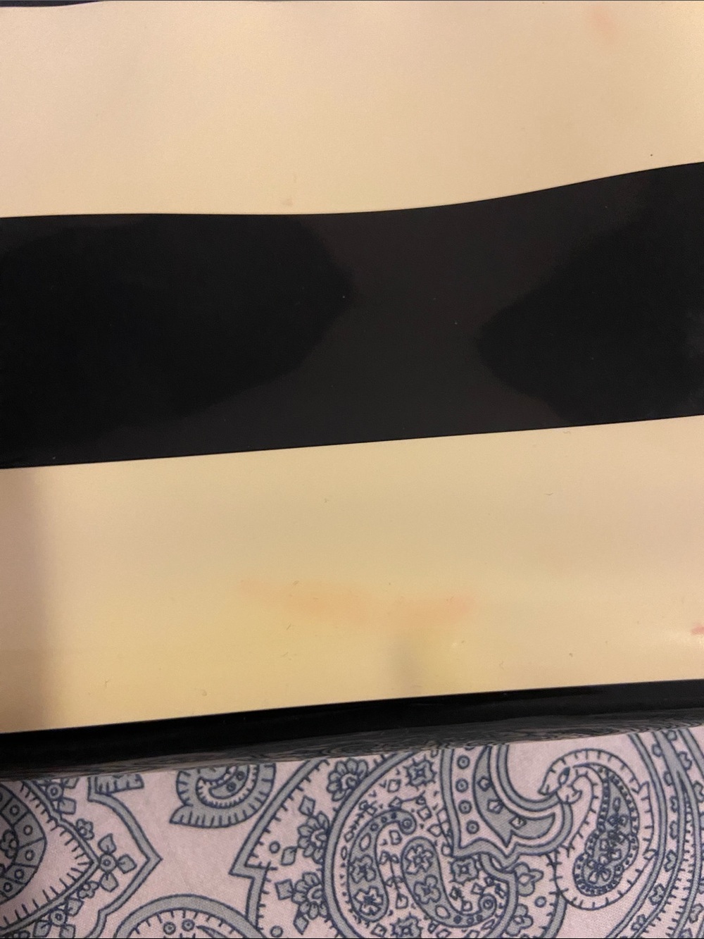 kate spade black and white striped purse - Picture 7 of 13